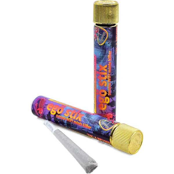 1g Ego Stix Purple WiFi Mints Killer Preroll Day Tripper Sunburst - Email Image